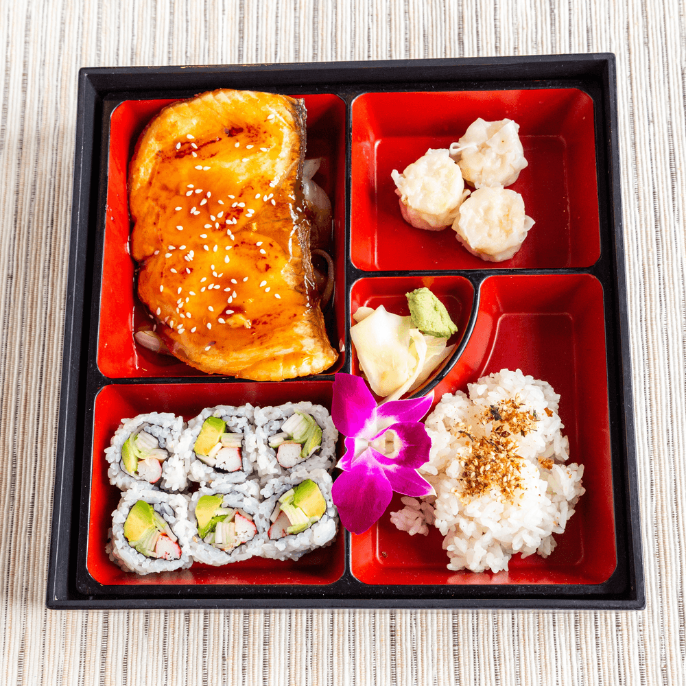 Salmon Teriyaki Bento Box