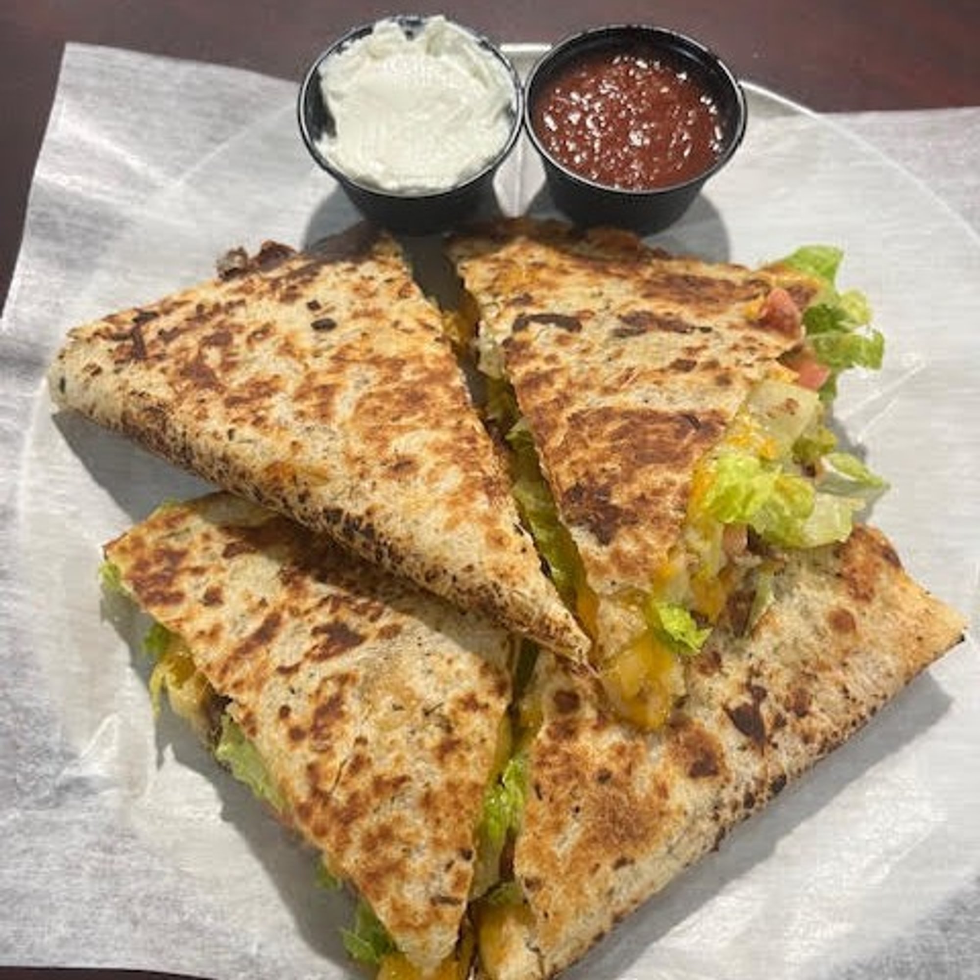 Cheeseburger Quesadilla