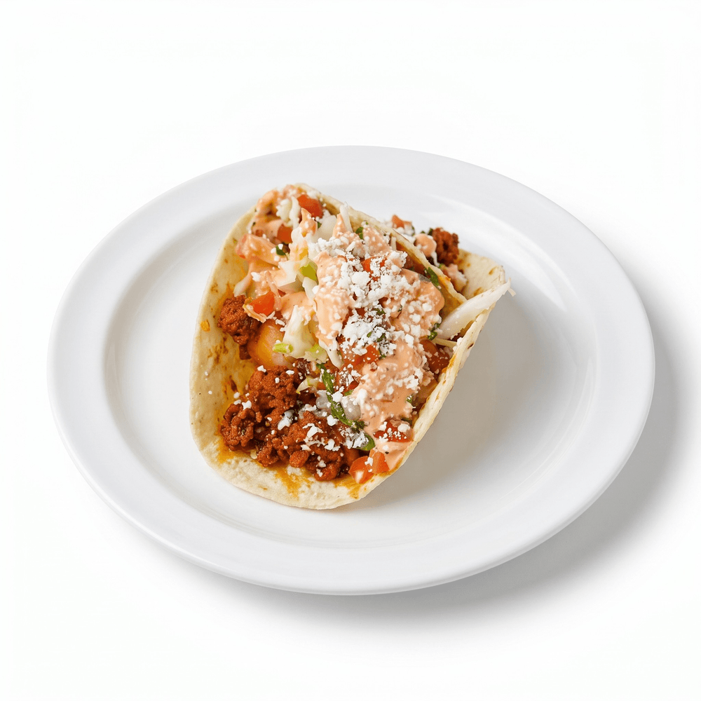 Shrimp and Chorizo Taco