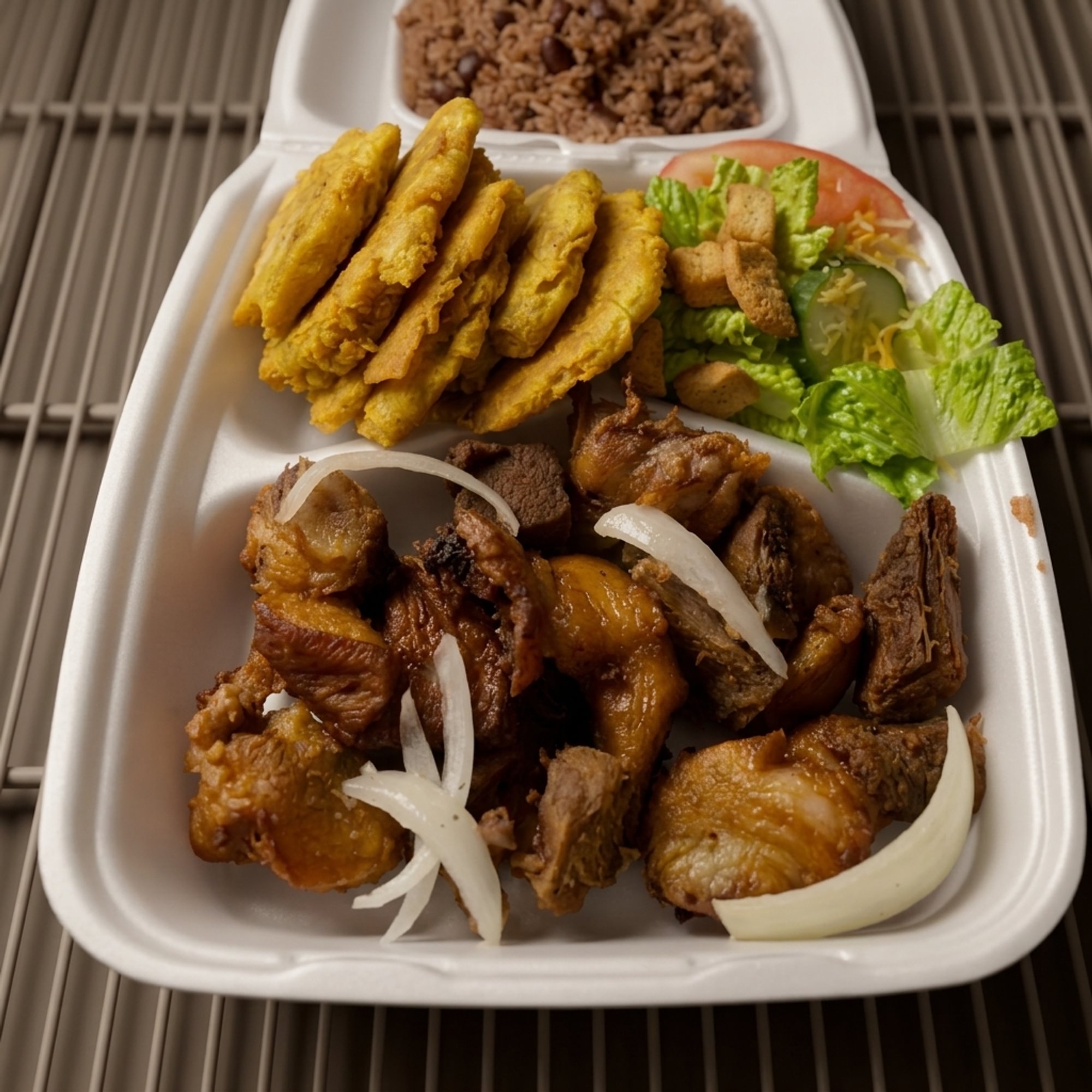 Fried Pork/Griot Meal
