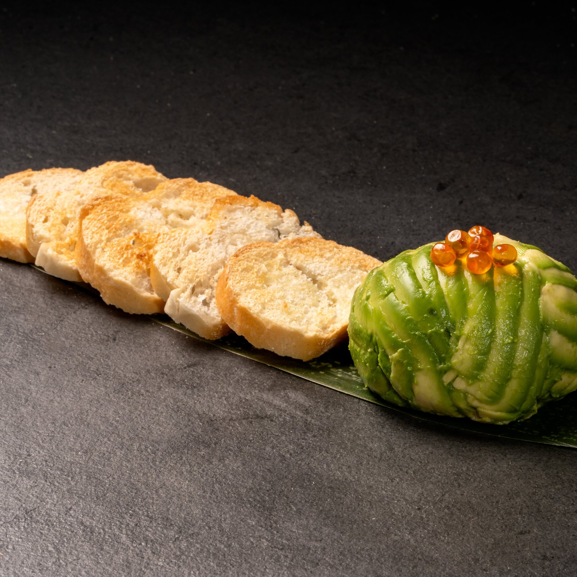 Spicy Yellowtail Bomb Tartare Crostini