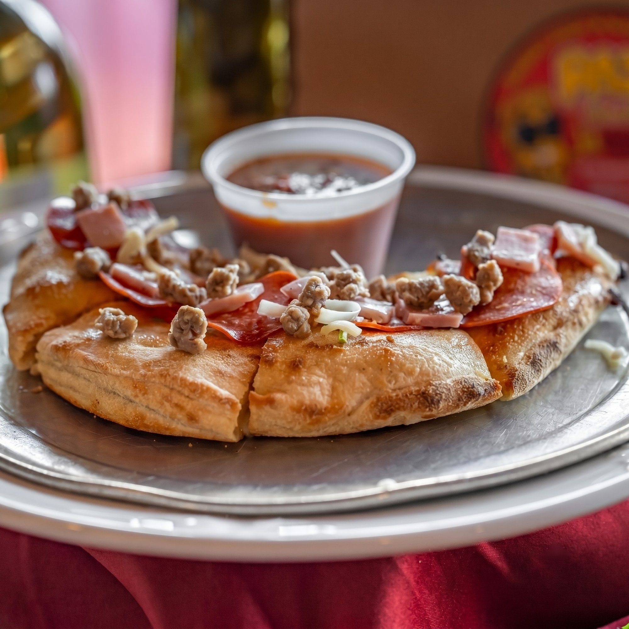 Mobster Meat Calzone