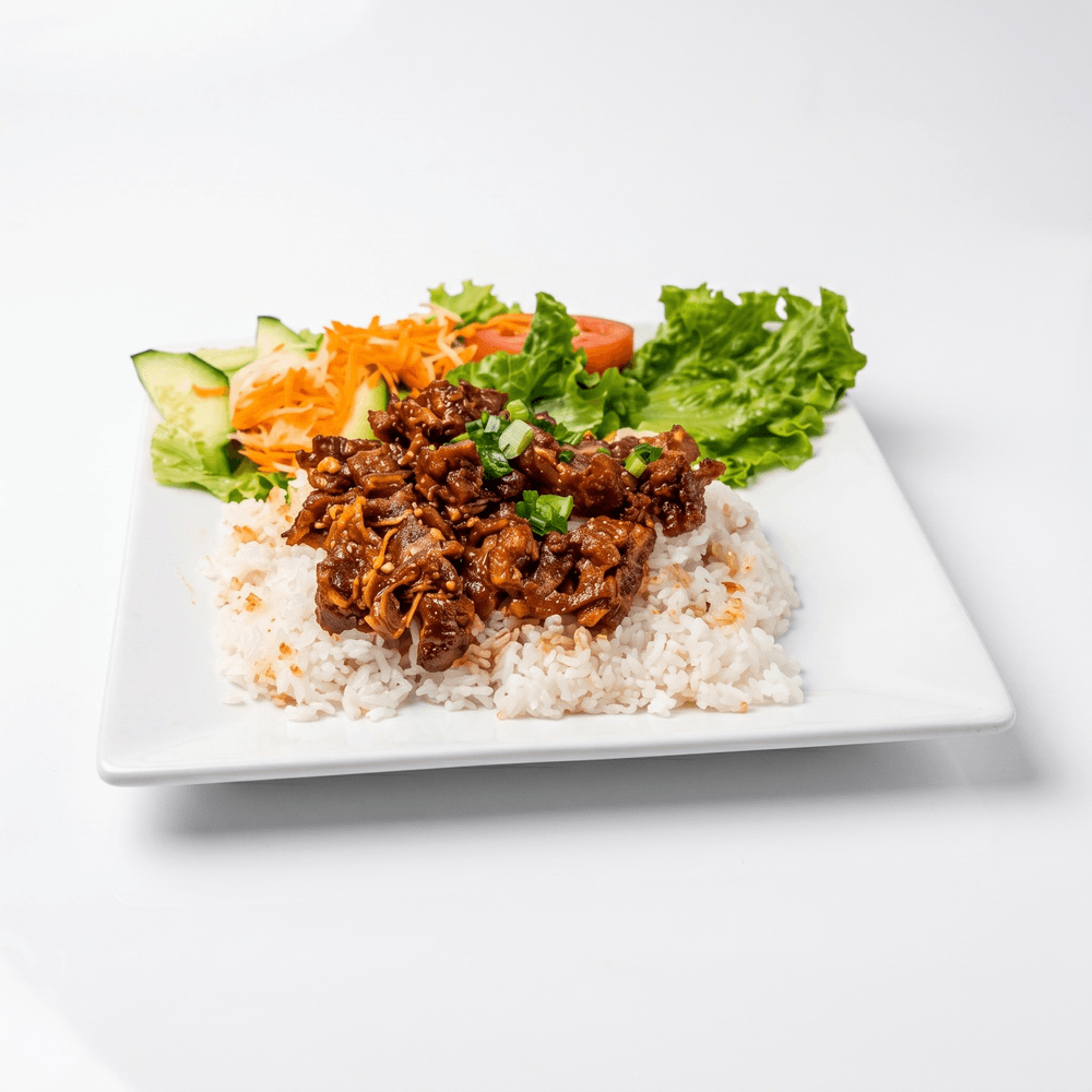 42. Grilled Beef on Broken Rice Plate