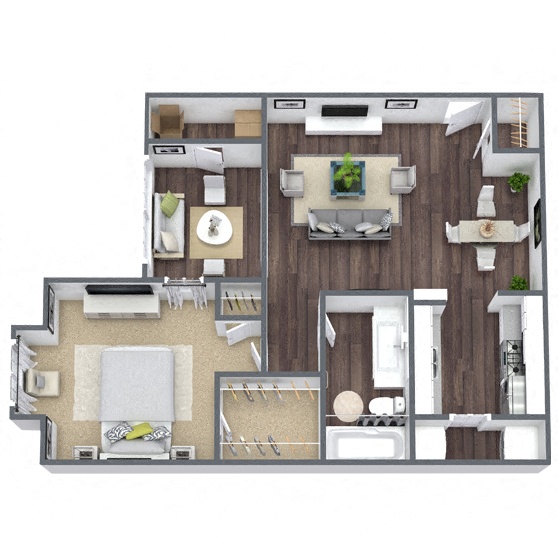 A3: 1 Bed 1 Bath