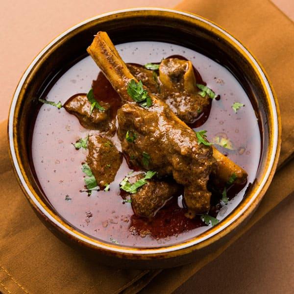 Kadai Goat (Bone-In) (With Rice)