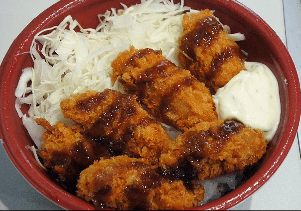 NEW Kaki Fry Donburi w/house katsu sauce