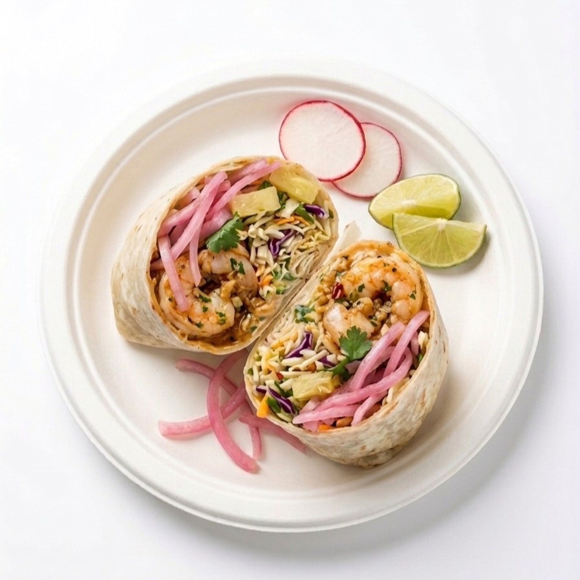 Garlic Shrimp Burrito
