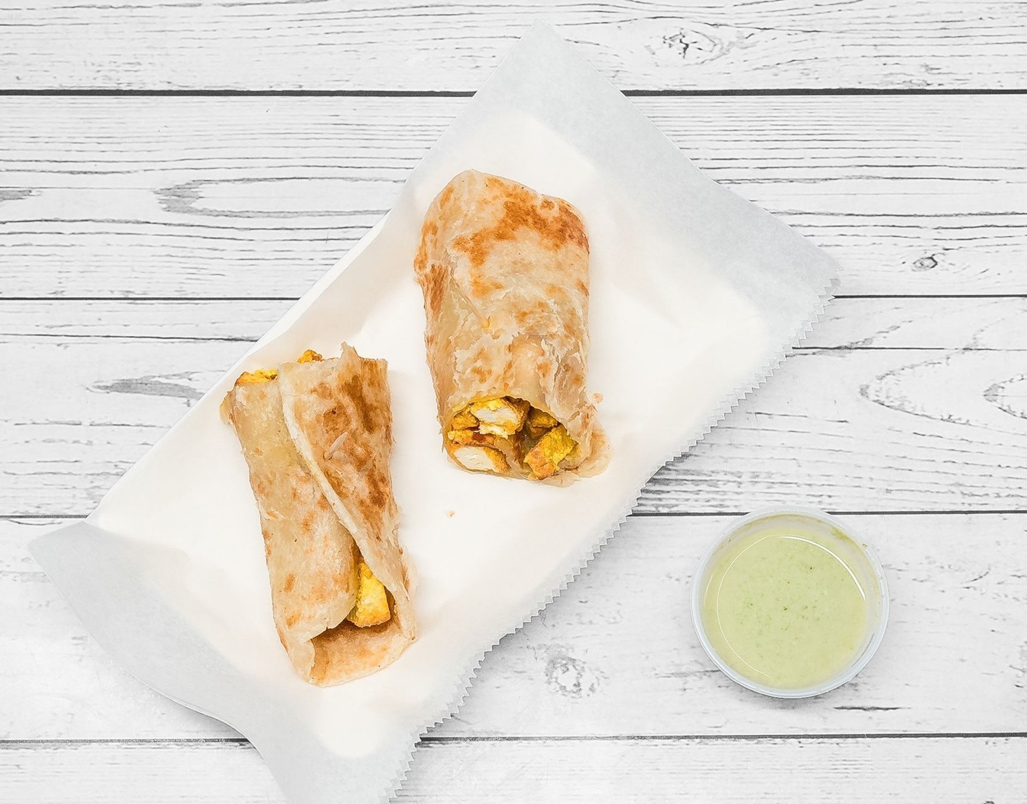 Paneer Tikka Kati Roll