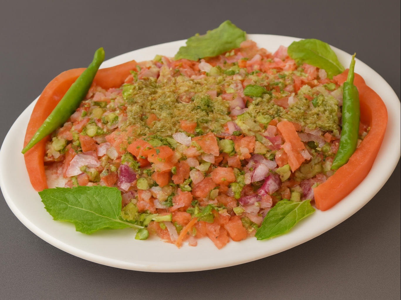 Afghan Fresh Mixed Chopped Salad