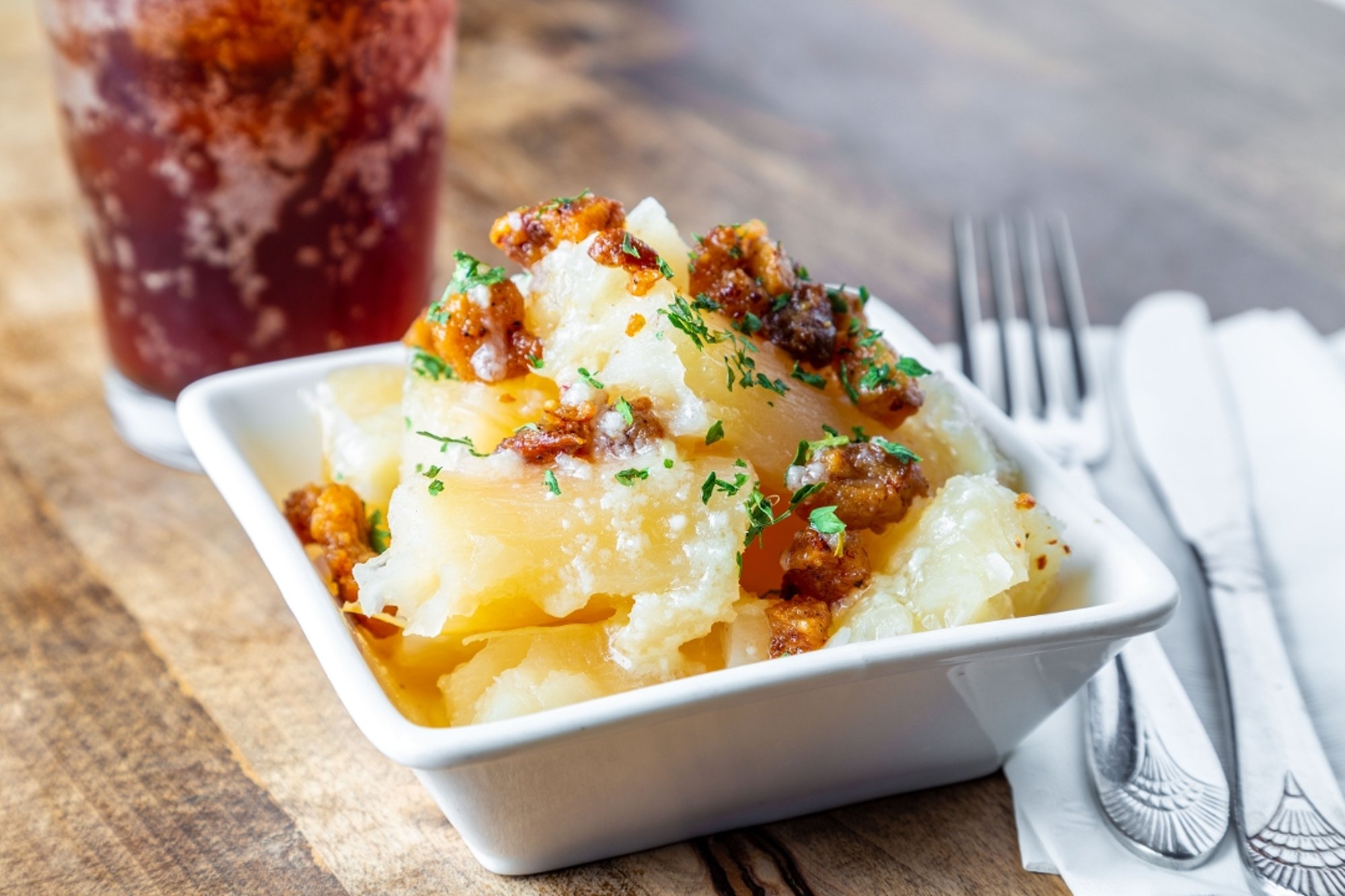 Steamed Yuca