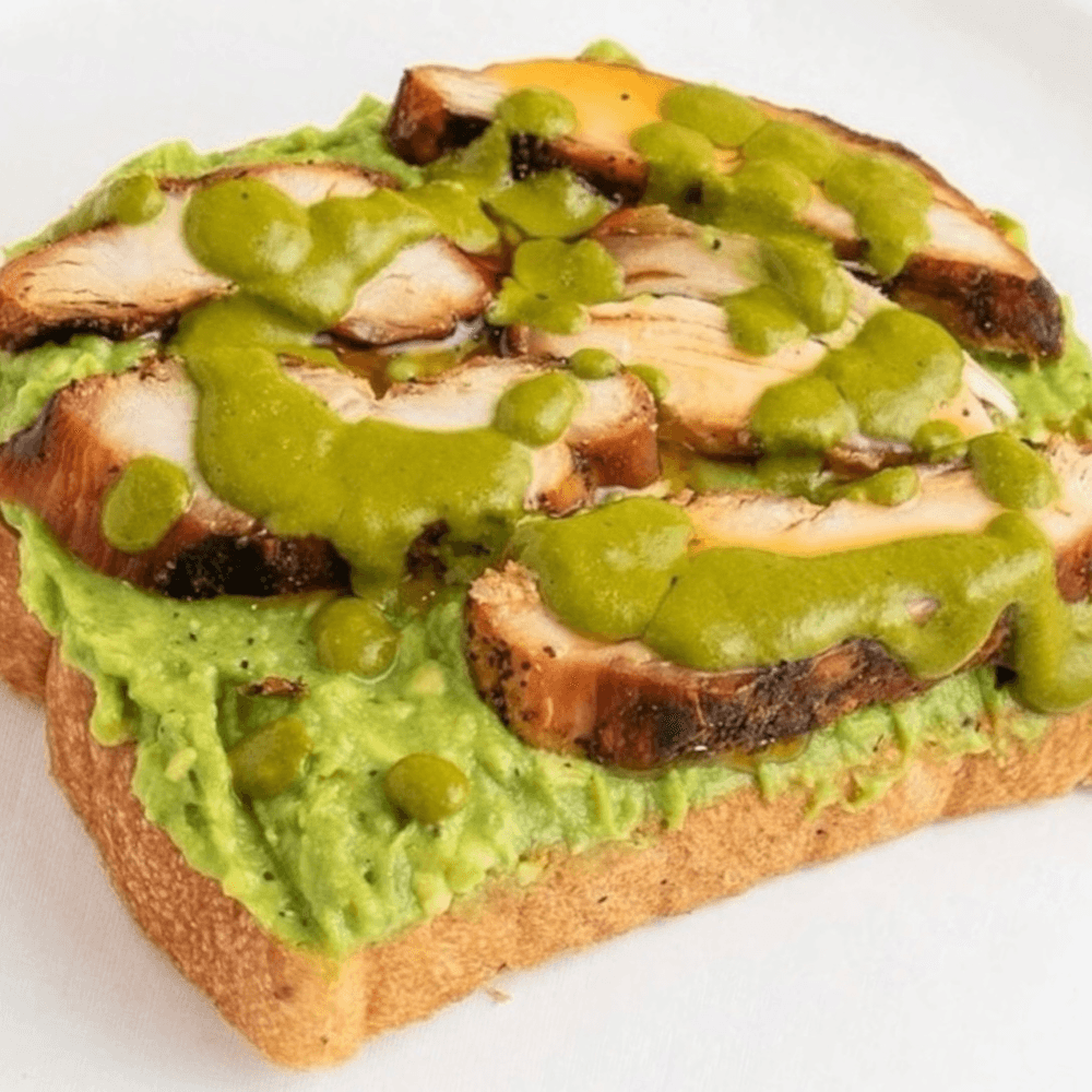 Spicy Chicken Avo Toast