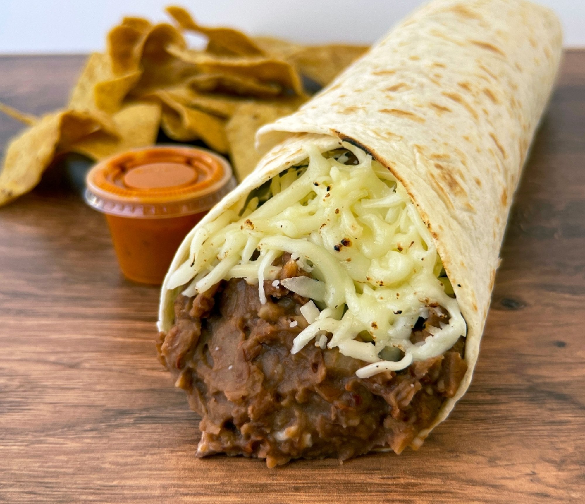 # 1-Bean & Cheese Burrito