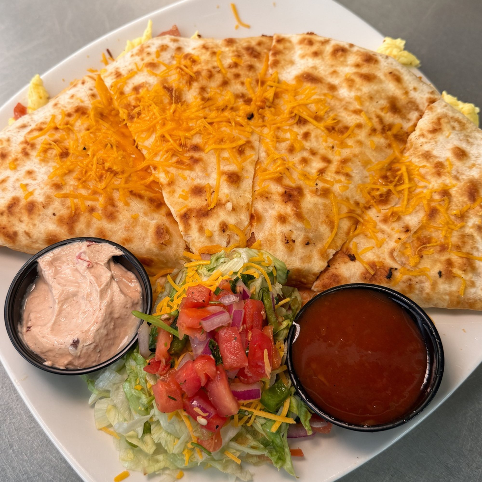 The Bacon & The Egg Quesadilla