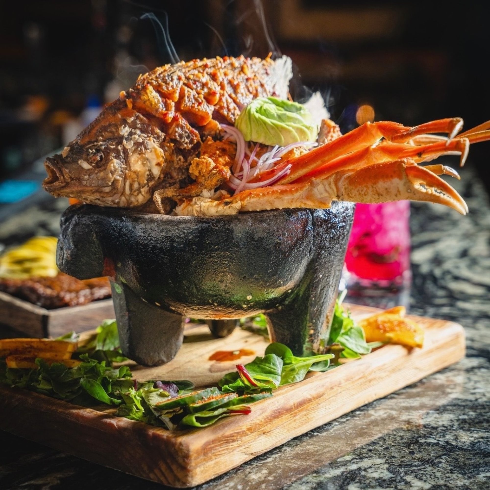 Seafood Molcajete