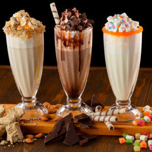 REAL, HAND SCOOPED, ICE CREAM MILKSHAKES