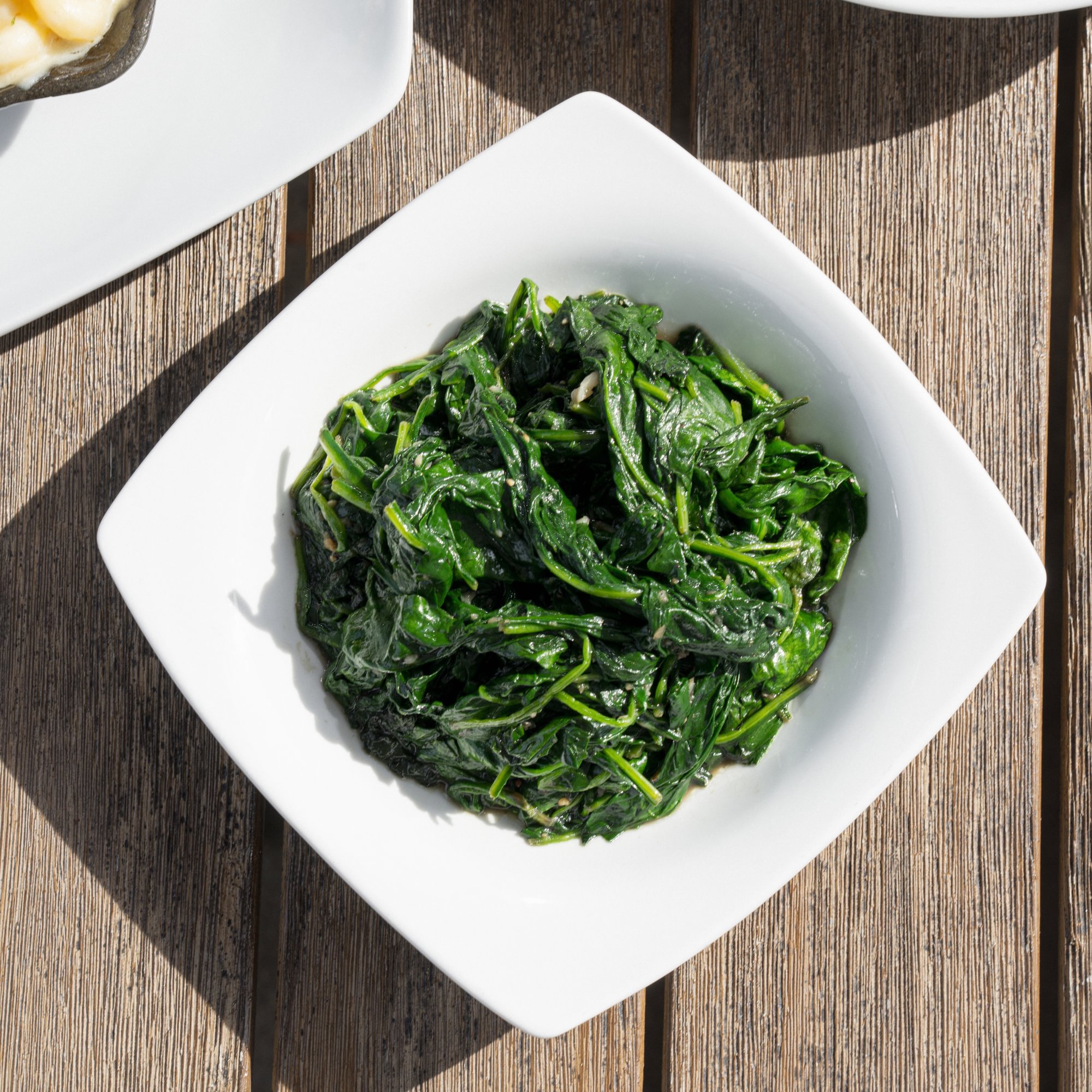 Garlicky Spinach