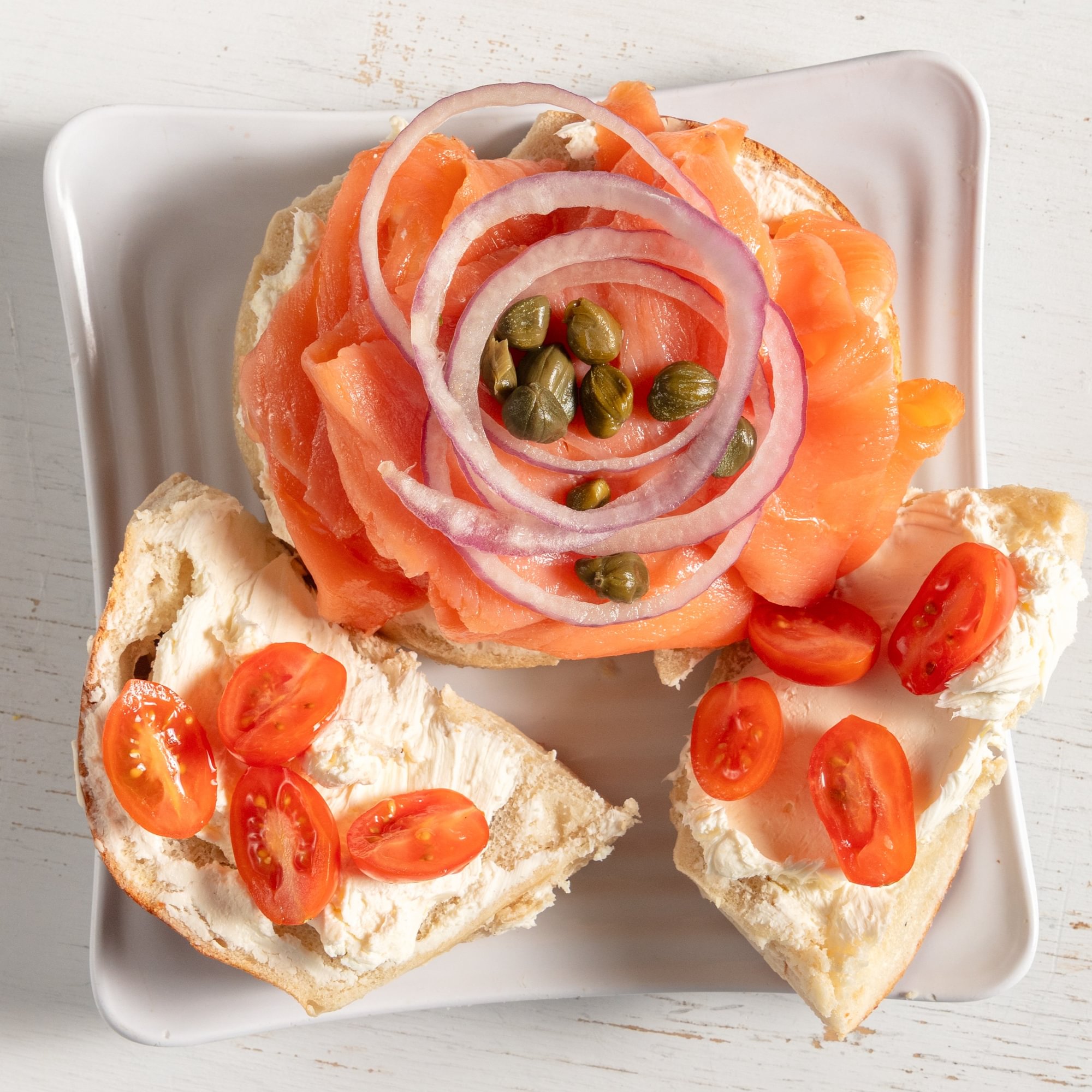 Bagel with Fresh Lox & Cream Cheese