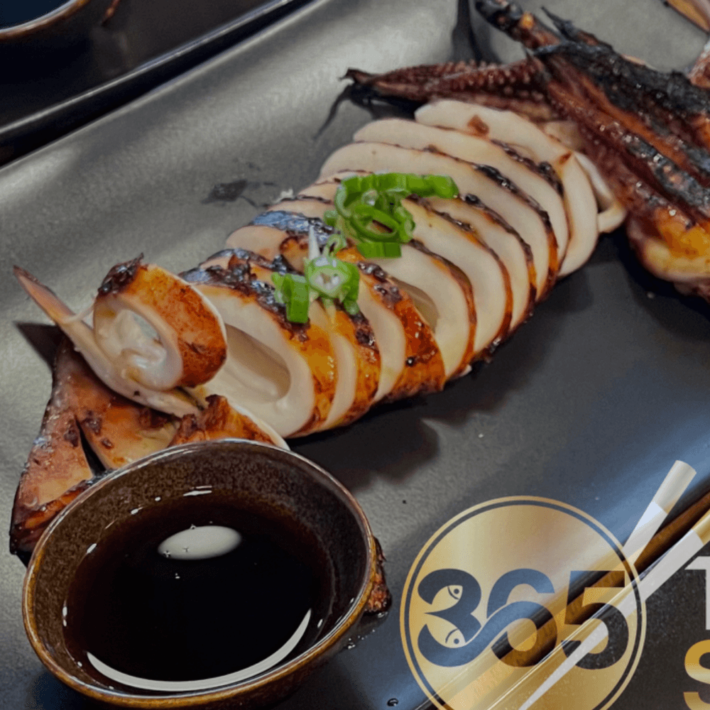 Grilled Whole Squid
