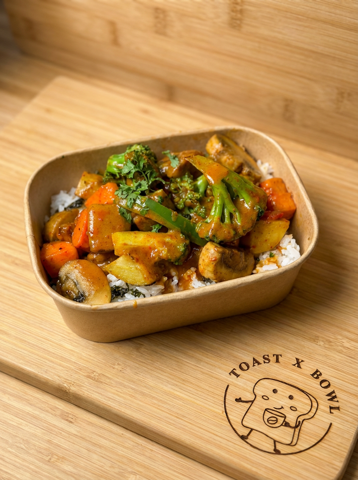 Thai/Malaysian Curry Vegetable Bowl