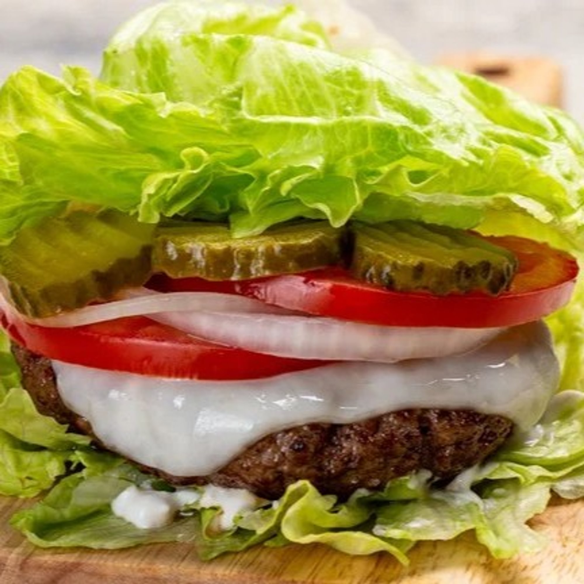 Impossible Green Vegan Smash Burger