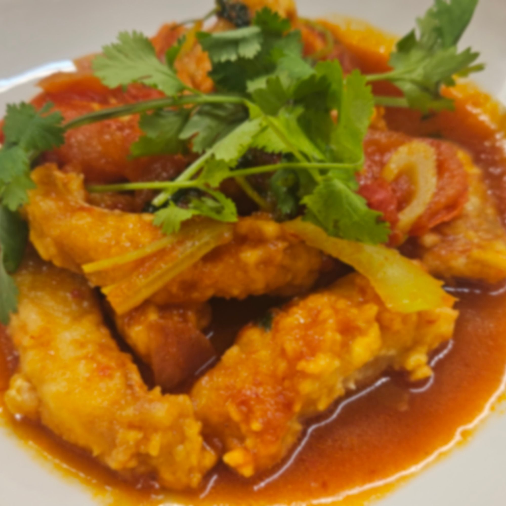 C8 Burmese fish curry