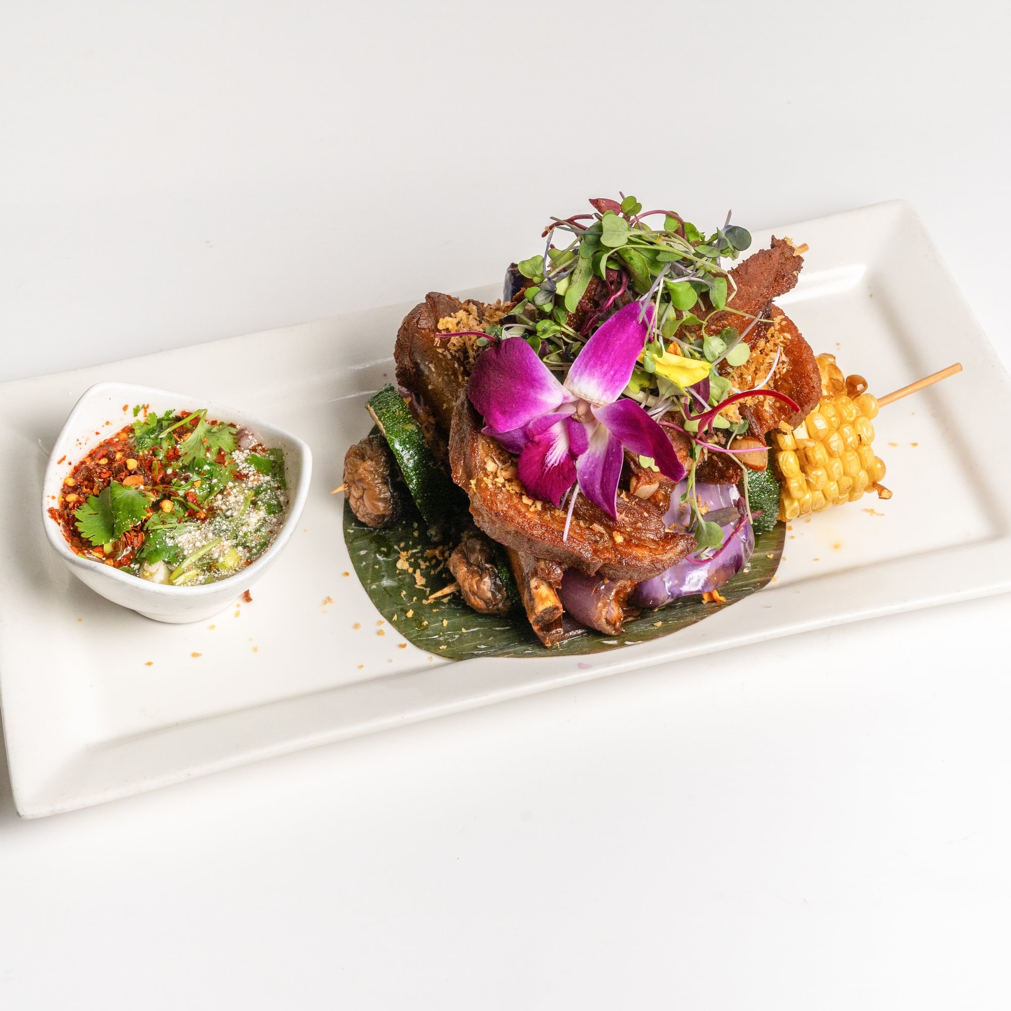 Thai Style Garlic Pork Ribs