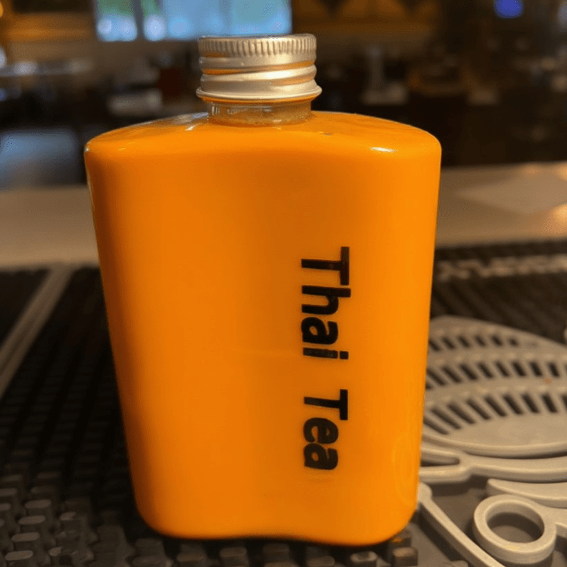 Thai tea in the bottle without ice (10oz)