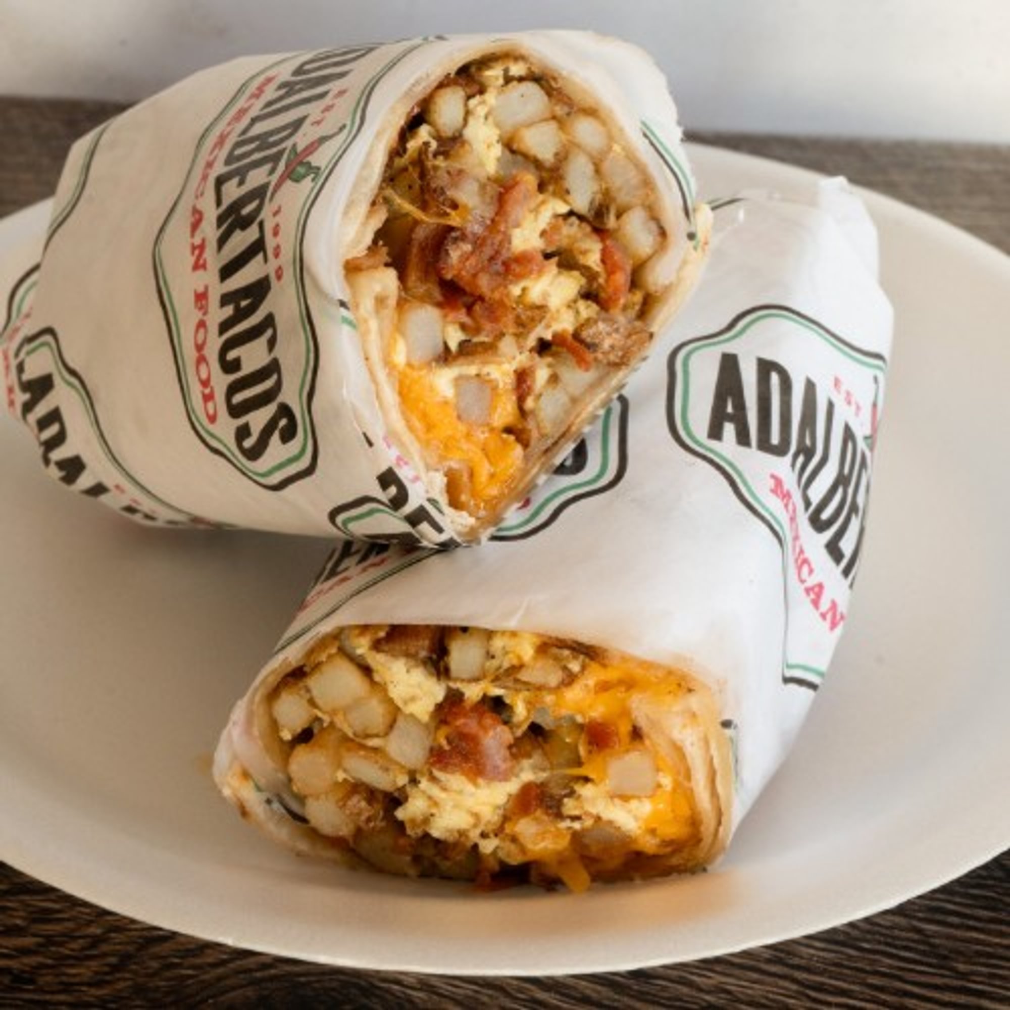 Bacon Burrito with Soda & Side