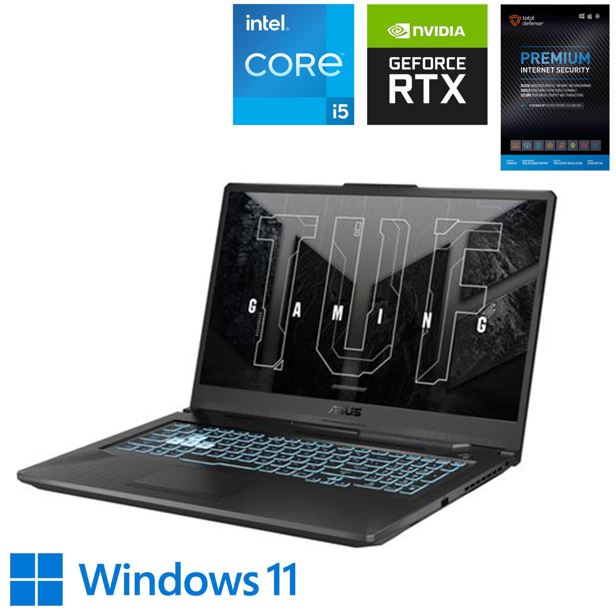17" ASUS TUF Gaming Laptop w/ 512GB SSD, 8GB RAM & Total Defense Internet Security
