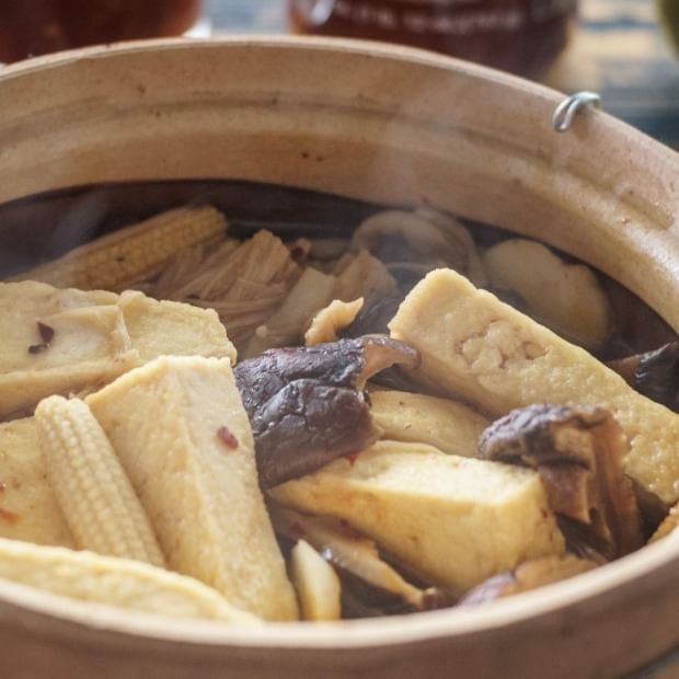 Braised Tofu with Shiitake Mushroom
