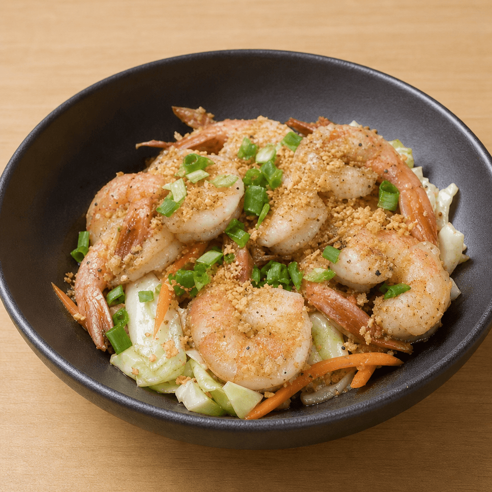Black Pepper Garlic Shrimp