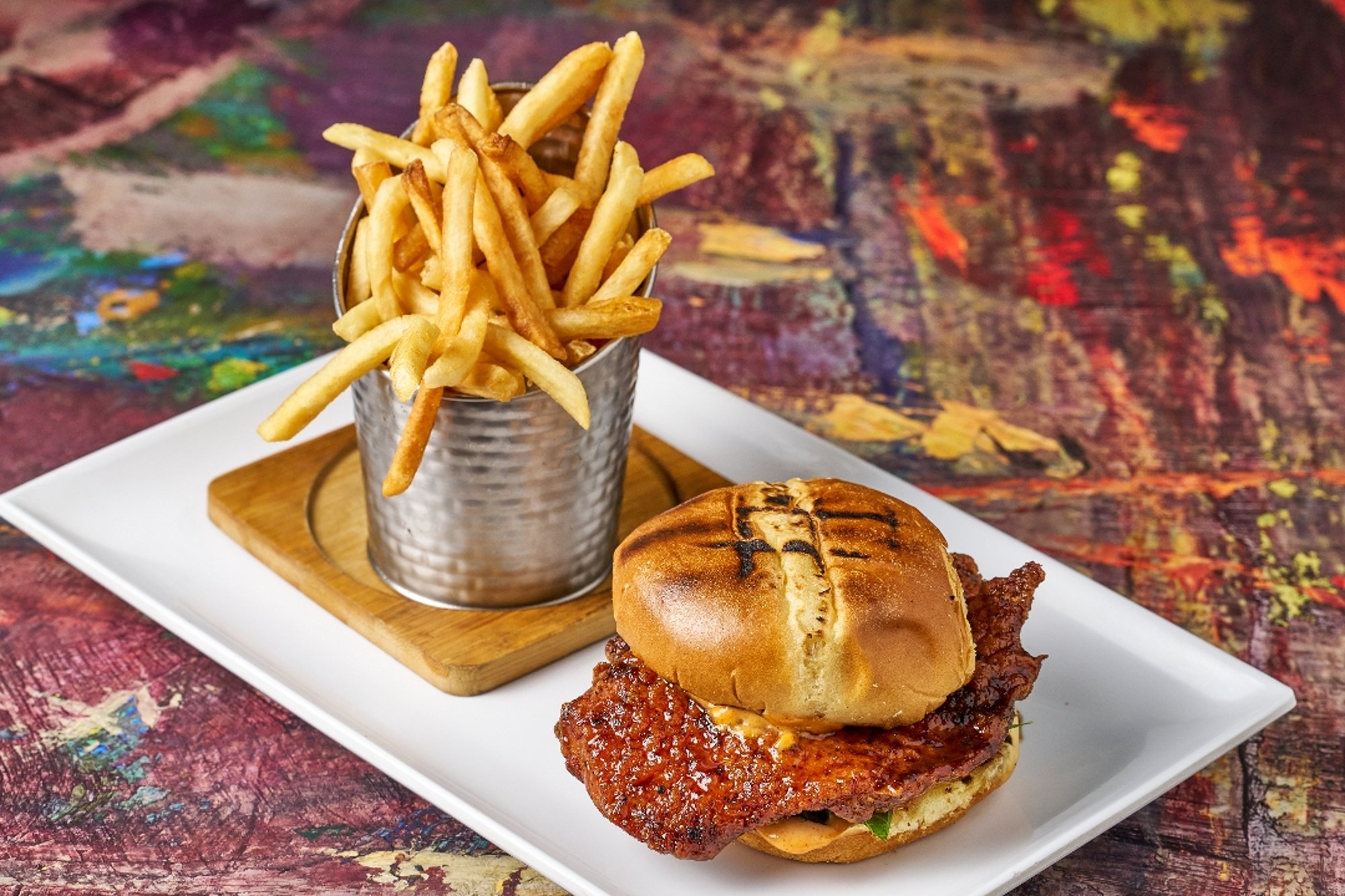 Honey Jerk Chicken Sandwich