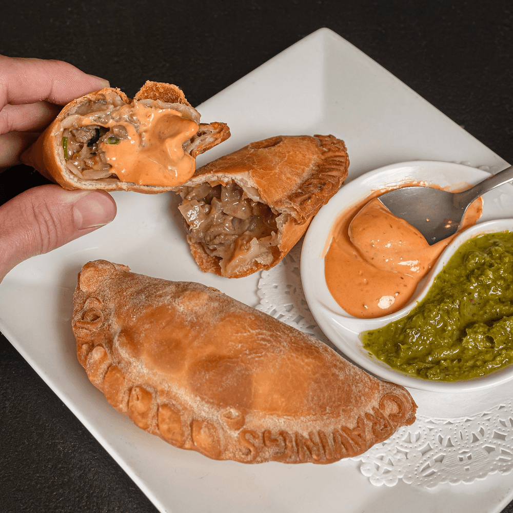 Philly Cheesesteak Empanada