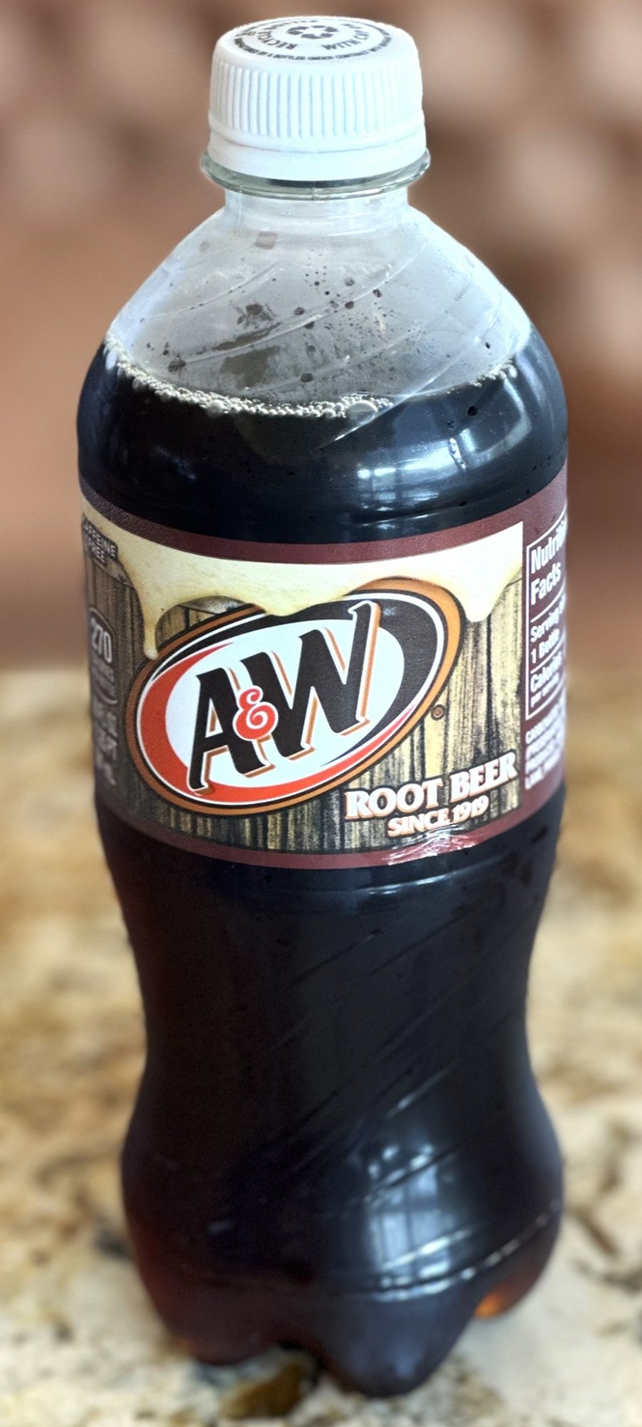 A&W Root Beer Bottle