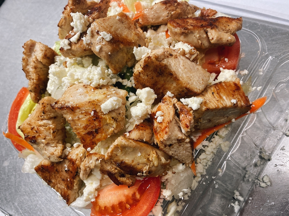 Chicken Kabob Salad