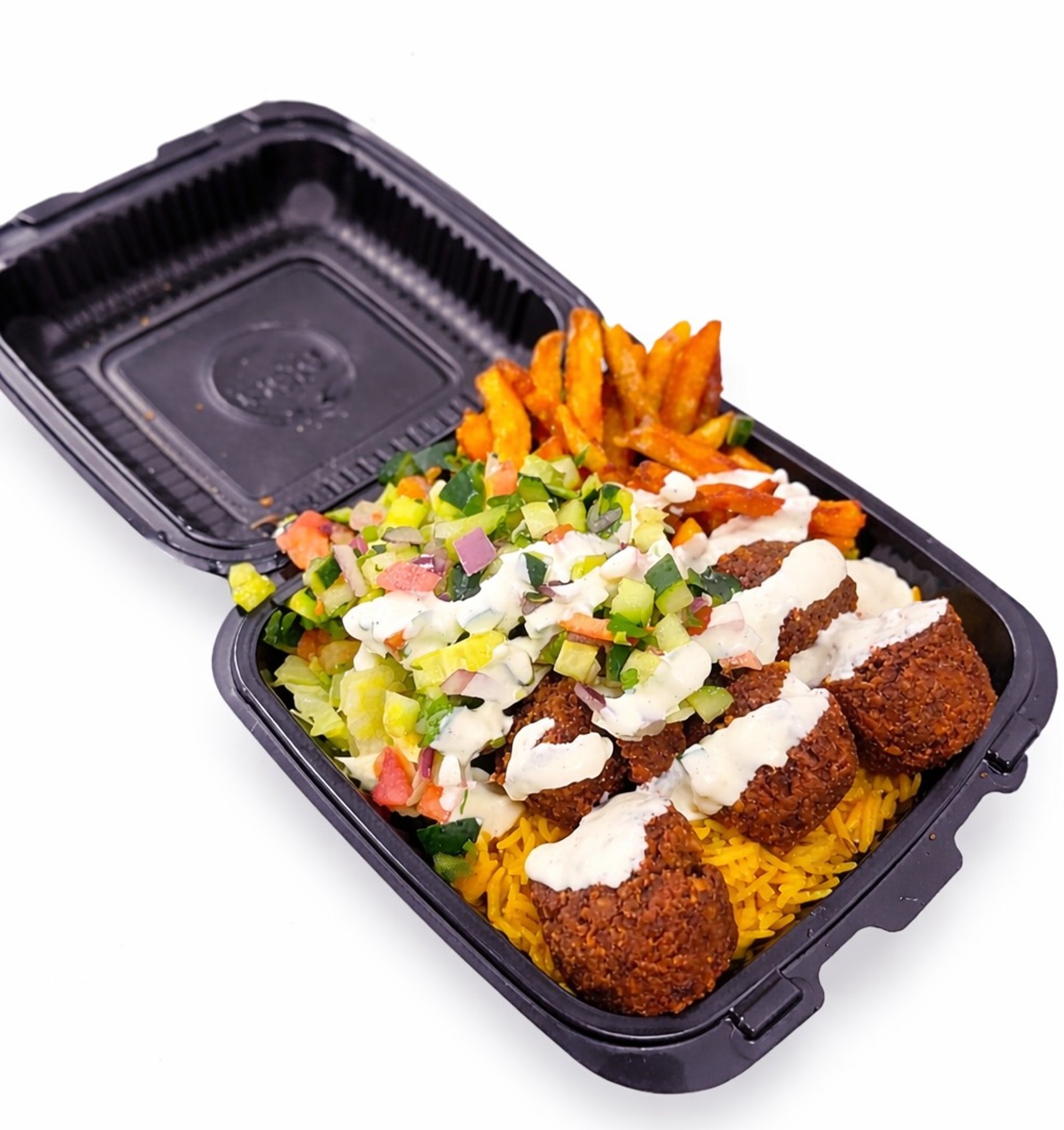 Falafel Over Rice
