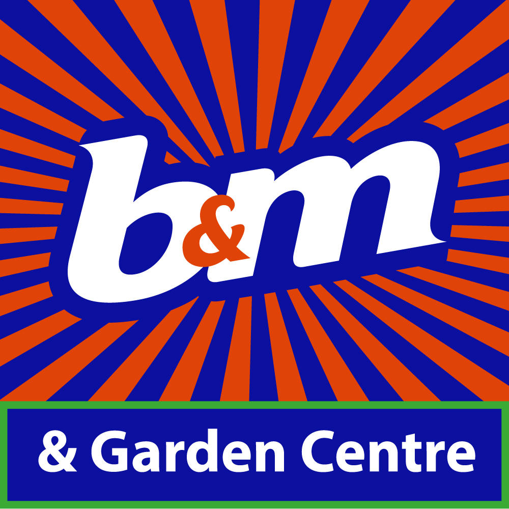 B&M Store with Garden Centre logo
