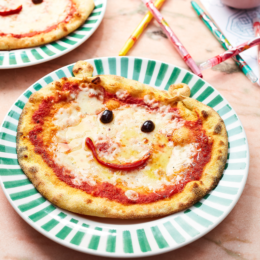 Happy Face Pizza