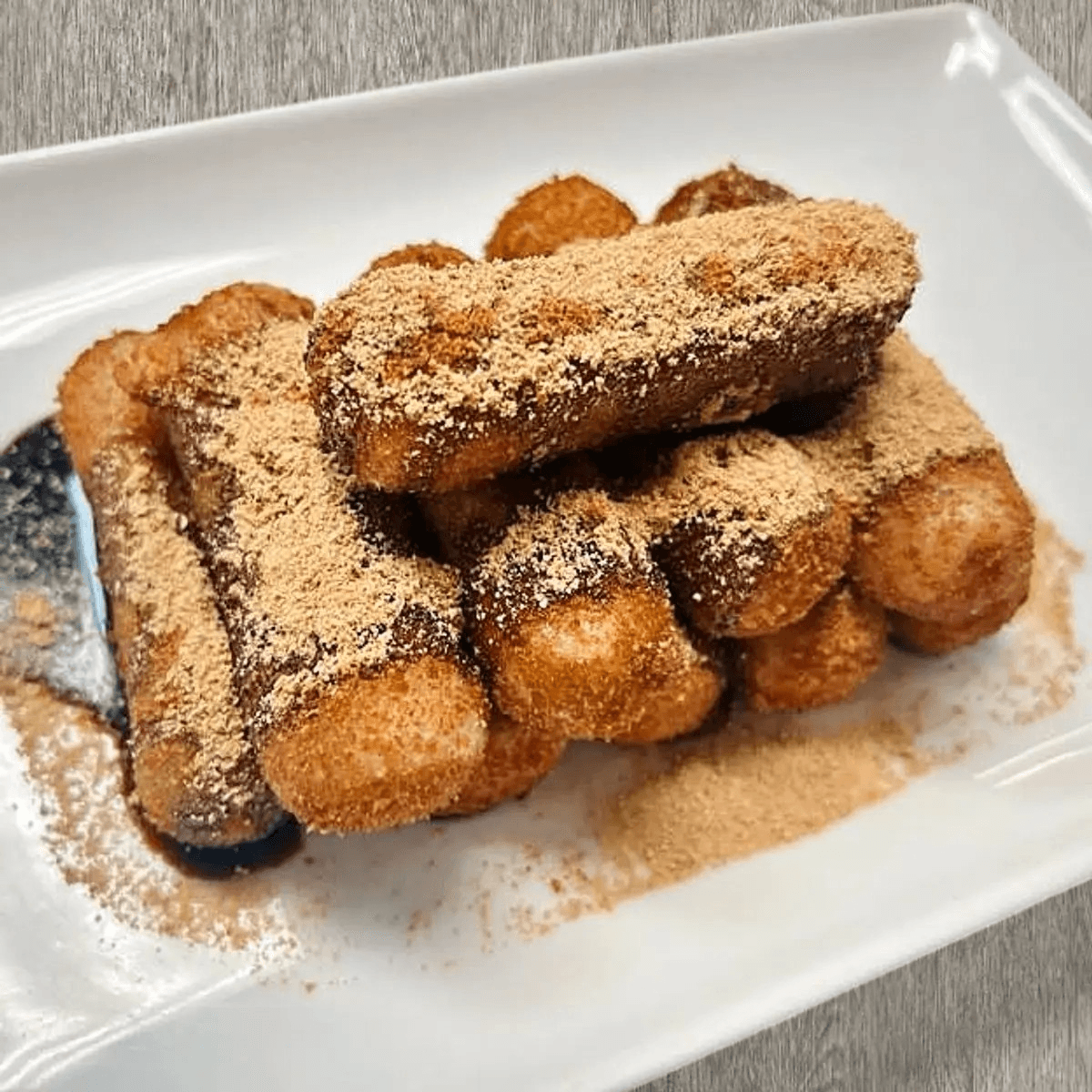 Glutinous Rice Cake with Brown Sugar 红糖糍粑