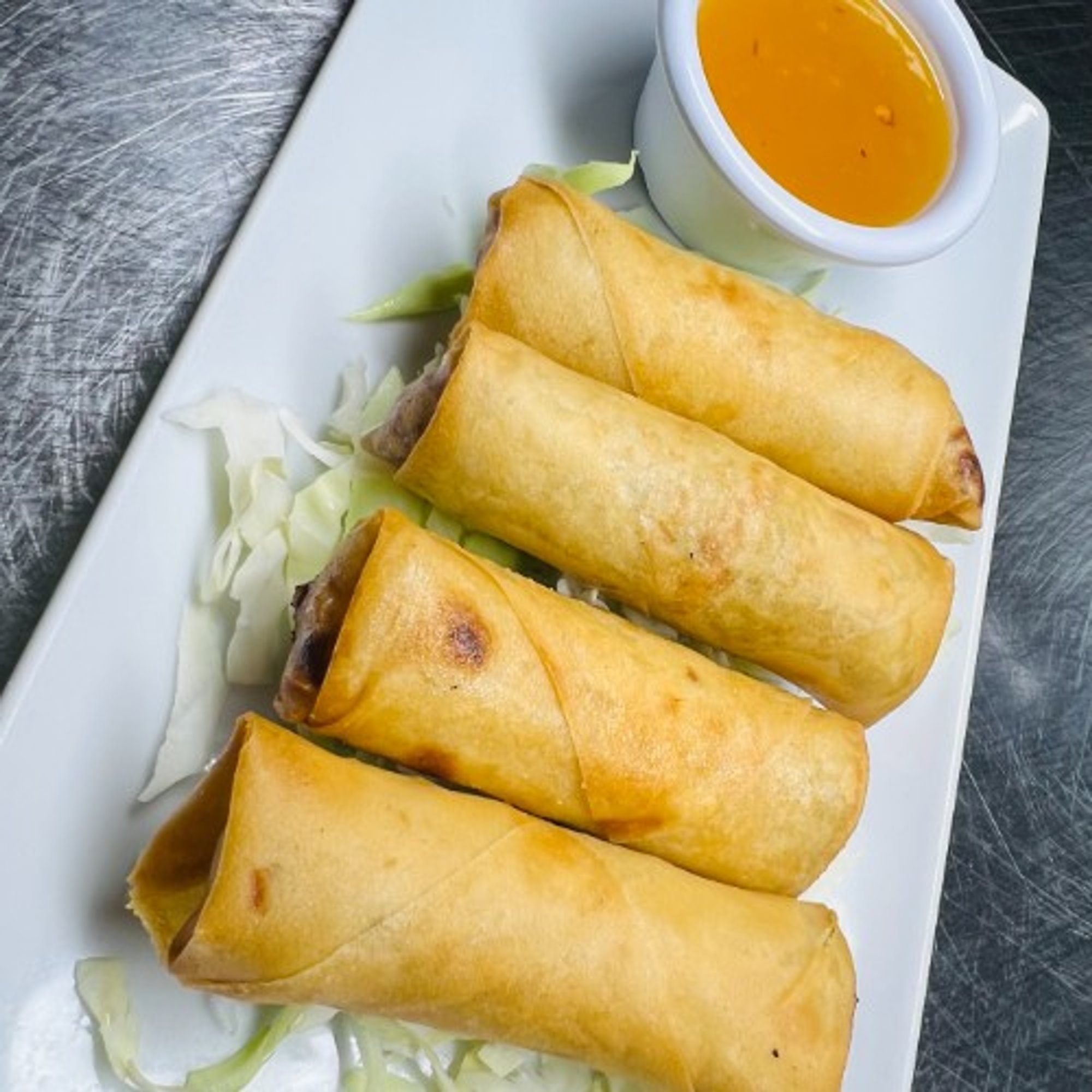 4 Pieces Homemade Thai Spring Roll