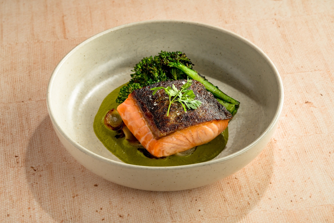 Grilled Salmon Vera Cruz