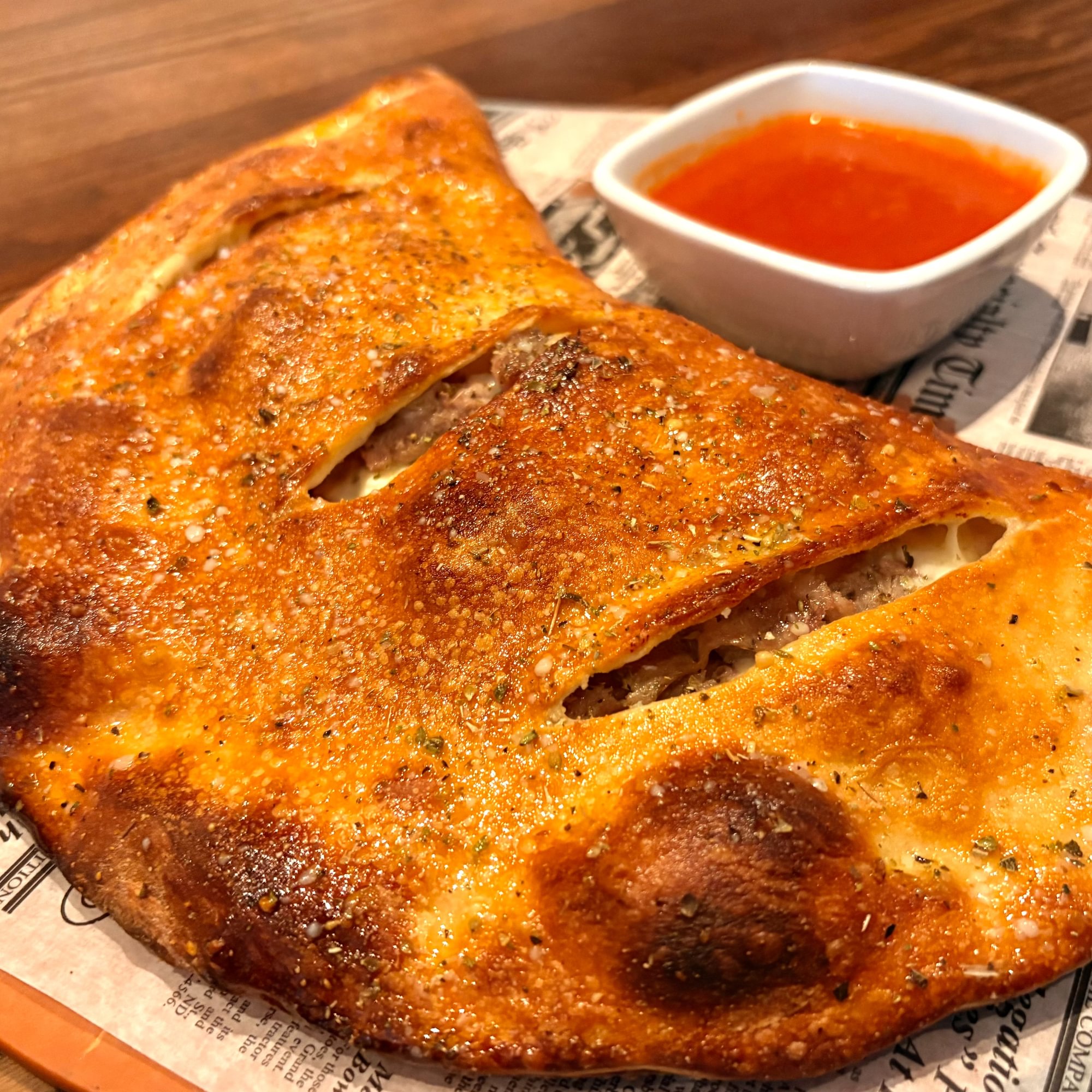 12" 3-Cheese Calzone Pizza
