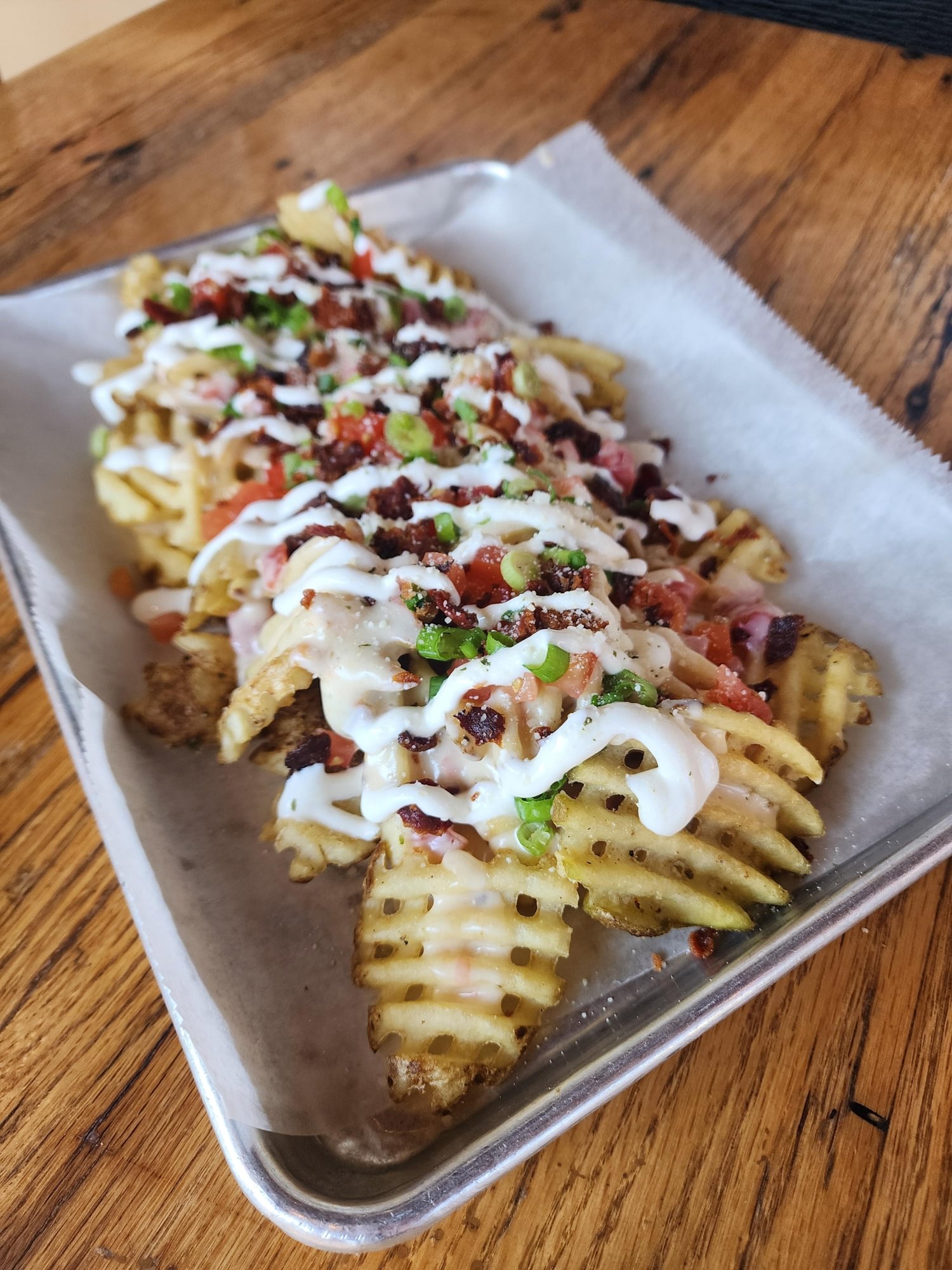 Loaded Natural Cut Waffle Fries