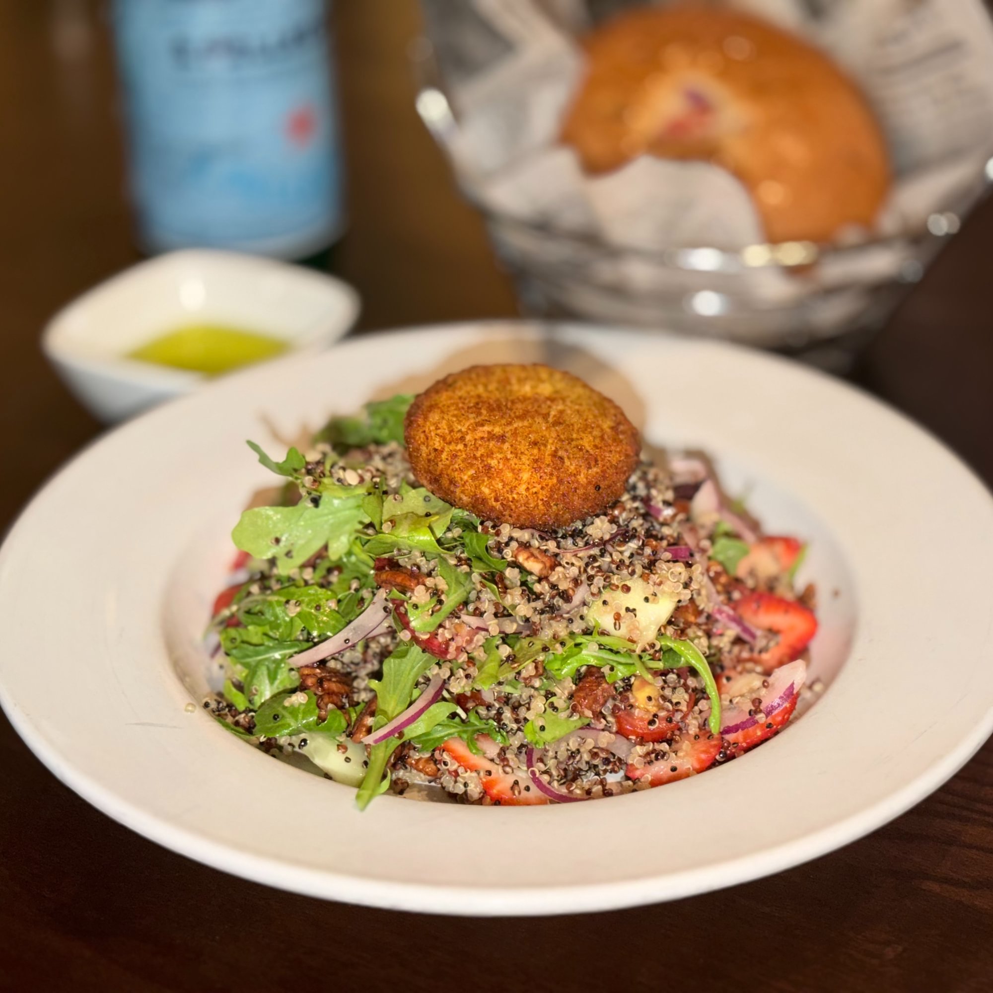 Warm Goat Cheese & Quinoa
