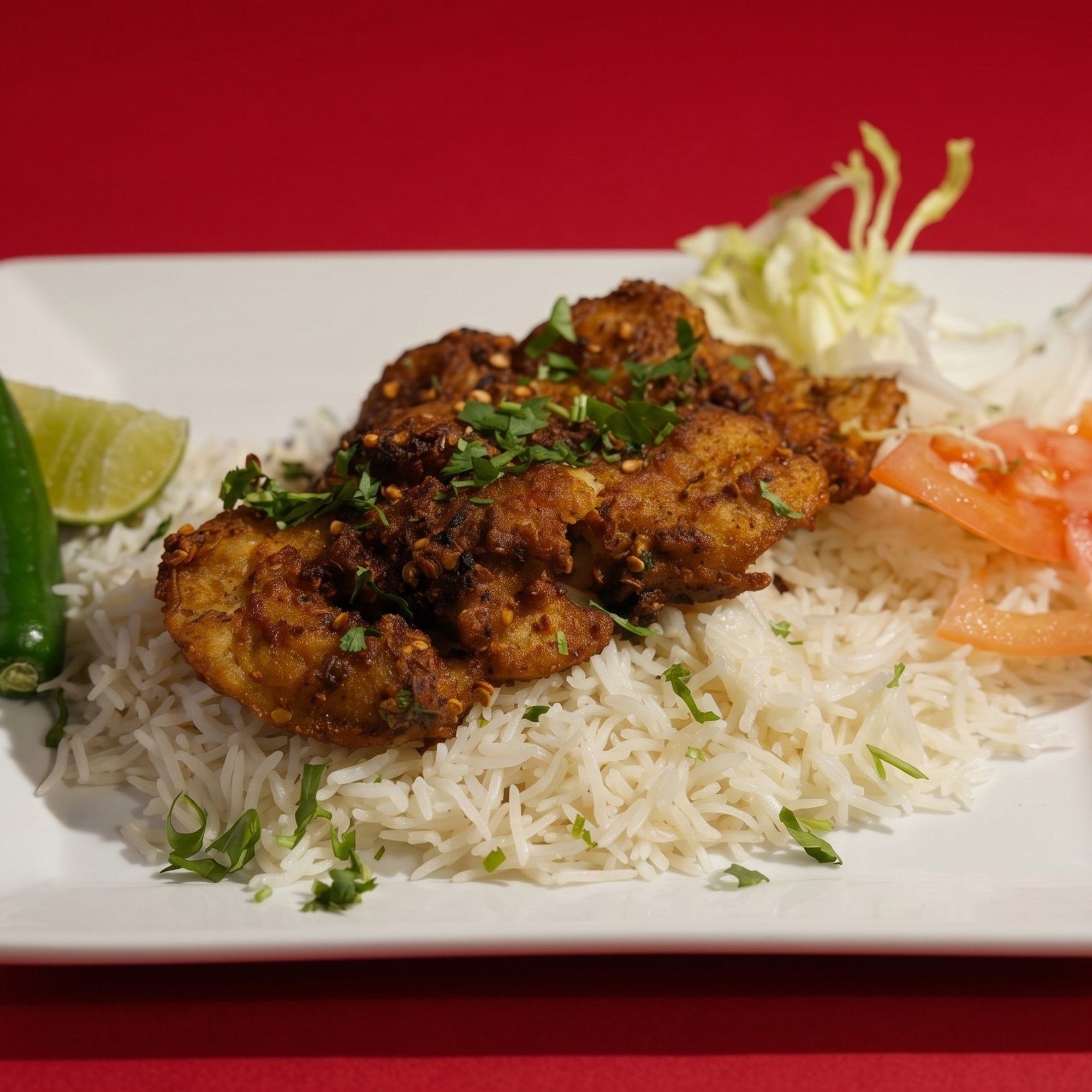 Maza Fish Over Rice