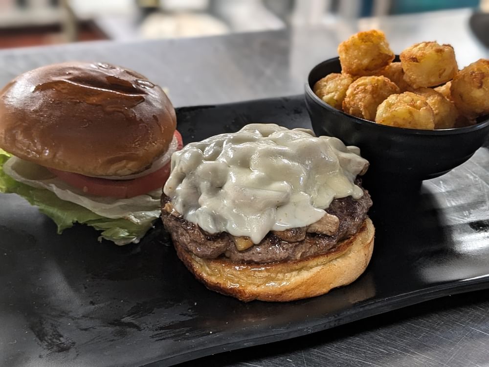 Mushroom Provolone Burger