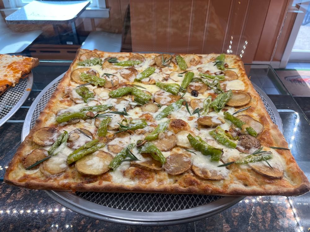 Potatoes & Long Hots GM Pizza