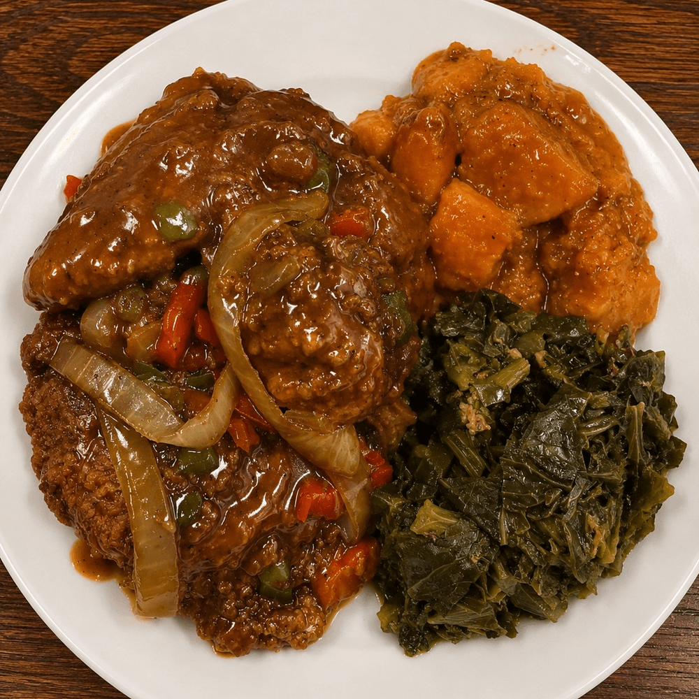 Smothered Pork Chop Dinner