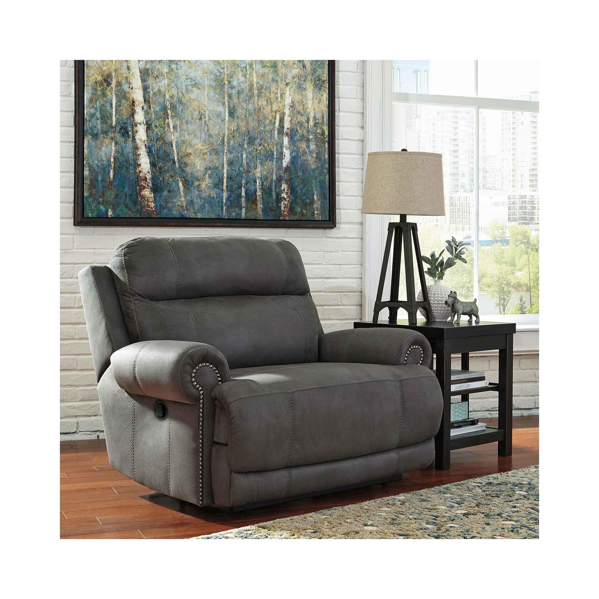 Austere Oversized Recliner