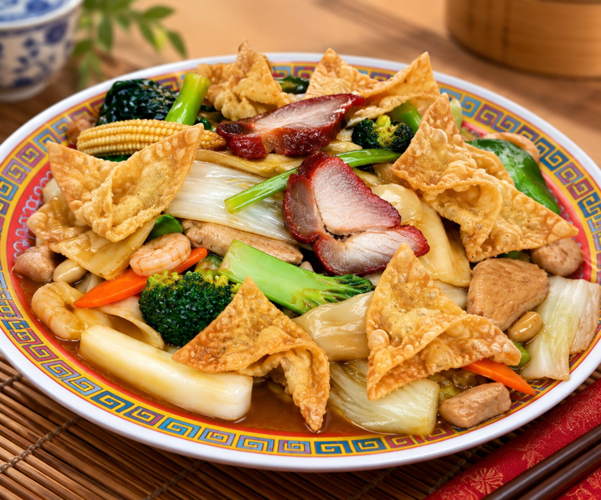 炸吞面 154.Crispy Won Ton Mein